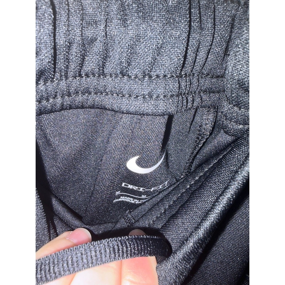 Nike Dri-FIT Mens Black Track Pants Athletic Training Joggers Medium - Picture 3 of 4
